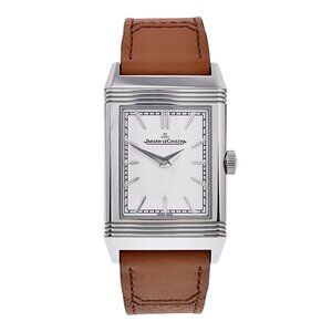 Jaeger-LeCoultre Stainless Steel Silver Dial 40x24mm Manual Wind Mens Q7168420